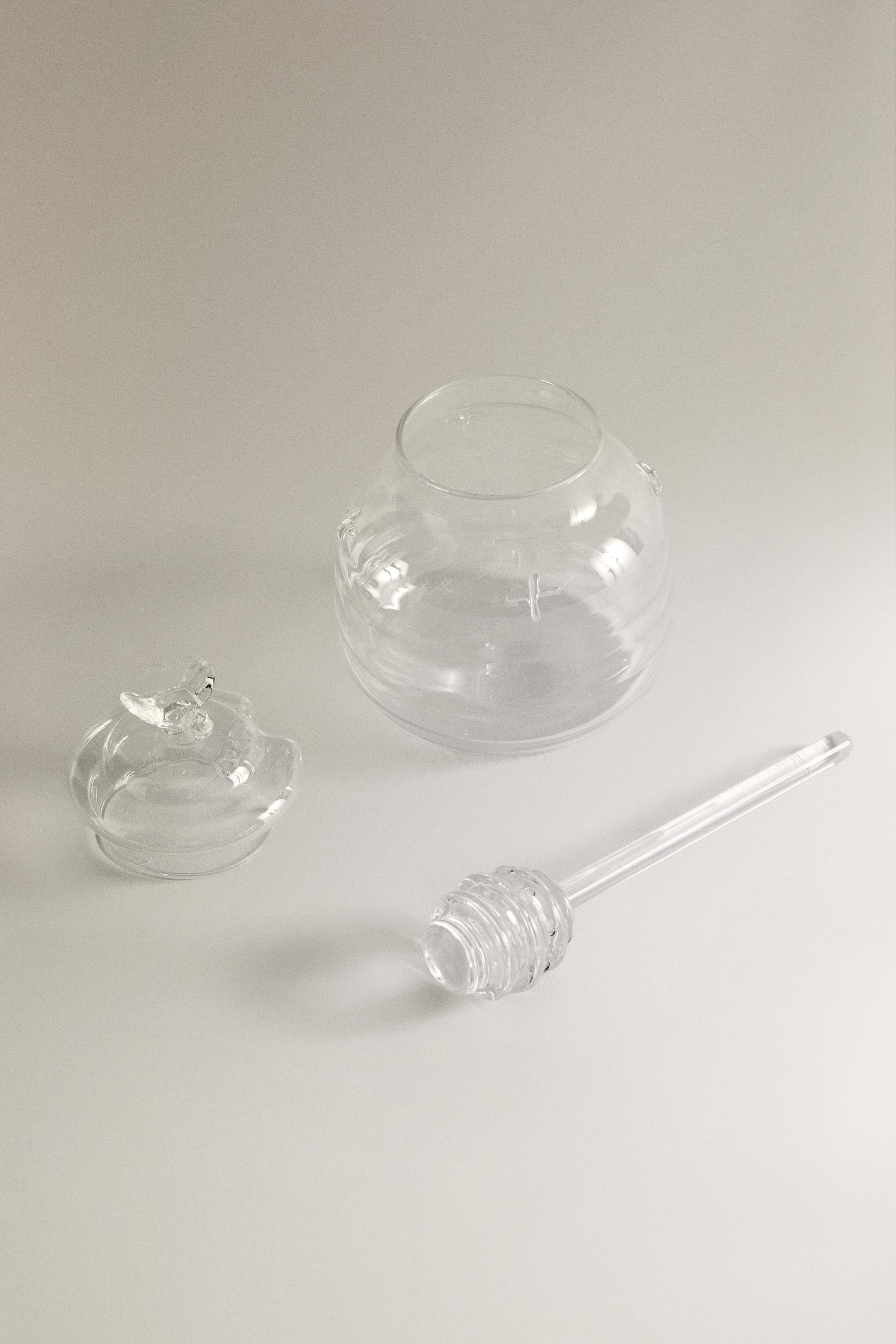BUMBLEBEE BOROSILICATE GLASS HONEY JAR